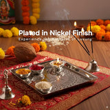 Dista ALCU Pooja Thali for Diwali & Navratri (Silver), view 2