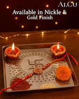 Dista ALCU Pooja Thali for Diwali & Navratri (Silver), view 3