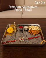 Dista ALCU Pooja Thali for Diwali & Navratri (Silver), view 5