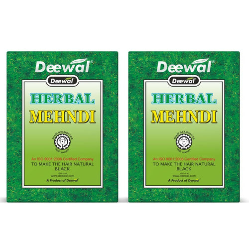 Dista Deewal Herbal Khadi Mehndi Powder Hair Color & Conditioning