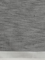 Dista Elora Grey Soft Linen Butti Printed Bhagalpuri Office & Workplace Attire Saree, view 6