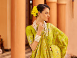 Dista Elora Light Green Soft Silk Patola Zari Jacquard Work Designer Saree, view 6