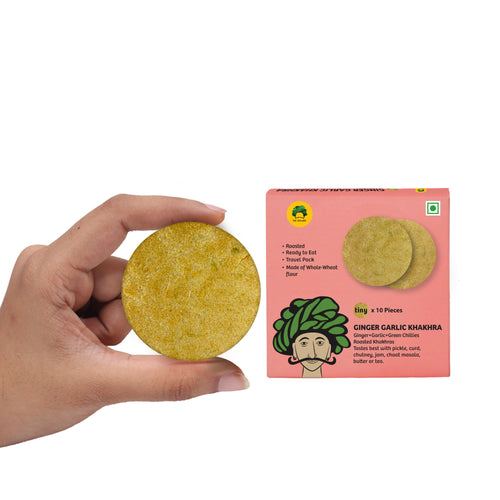 Dista Gulabs Ginger Garlic Khakhra