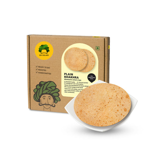 Dista Gulabs Plain Khakhra