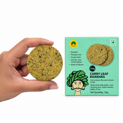 Dista Gulabs Tiny Curry Leaves Khakhra