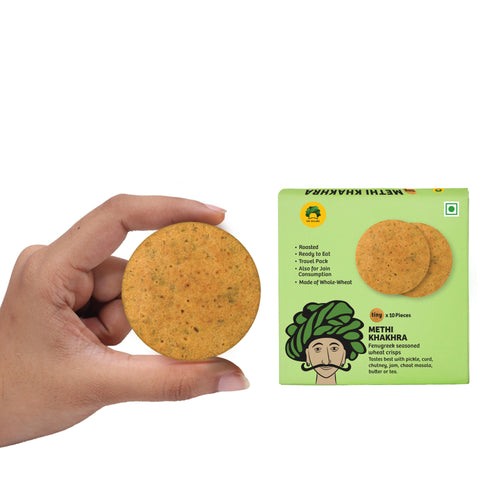 Dista Gulabs Tiny Methi Khakhra