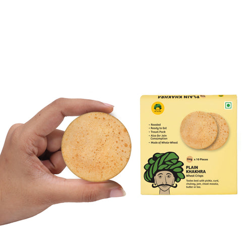 Dista Gulabs Tiny Plain Khakhra