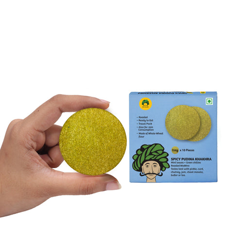 Dista Gulabs Tiny Spicy Pudina Khakhra