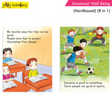 Dista Jolly Scholars Emotional Well Being Hardbound 8 in 1 Stories Book For Kids Ages 3-6 Years| Learn Beauty, Anger, Sadness, Love Family & Friends etc., view 2