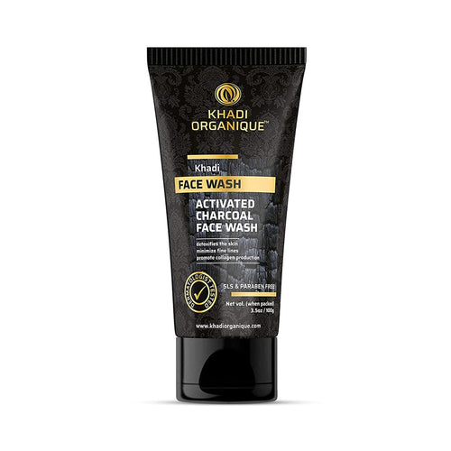 Dista Khadi Organique Activated Bamboo Charcoal Face Wash