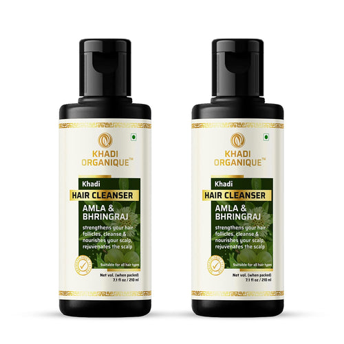 Dista Khadi Organique Amla & Bhringraj Hair Shampoo