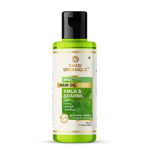 Dista Khadi Organique Amla & Brahmi Hair Oil for Hair Strength
