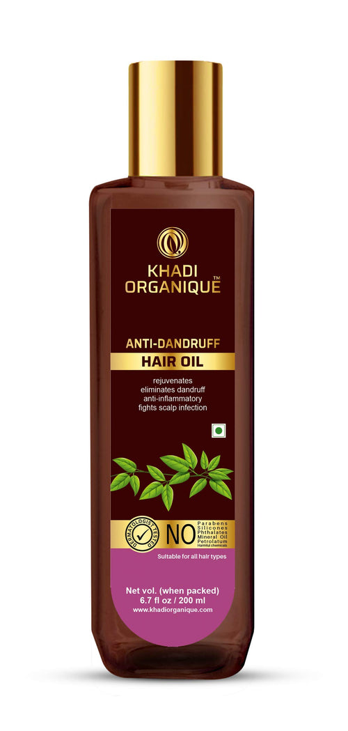 Dista Khadi Organique Anti-Dandruff Hair Oil for Dandruff & Itchiness Control