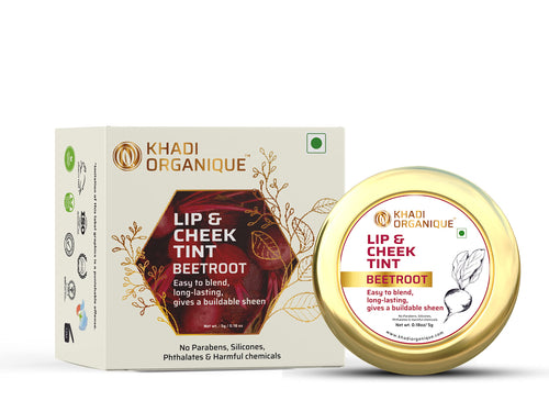 Dista Khadi Organique Beetroot Lip & Cheek Tint Balm for Rosy Glow