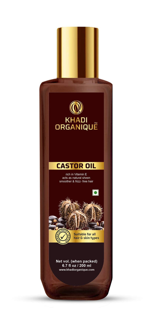 Dista Khadi Organique Castor Oil 100% Pure & Cold Pressed