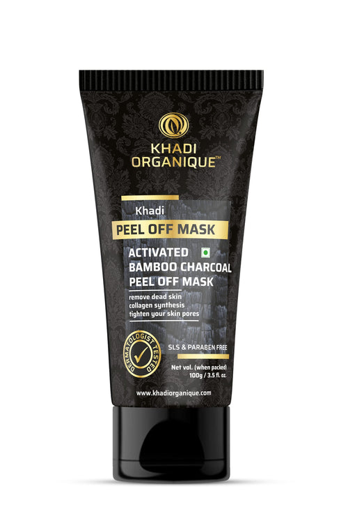 Dista Khadi Organique Charcoal Peel Off Mask for Face