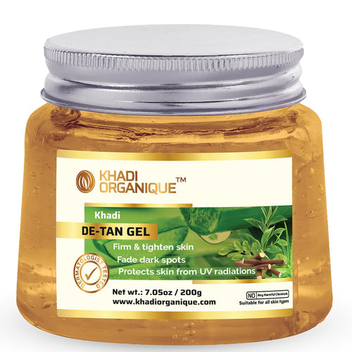 Dista Khadi Organique De-Tan Gel with Aloe Vera, Liquorice & Green Tea
