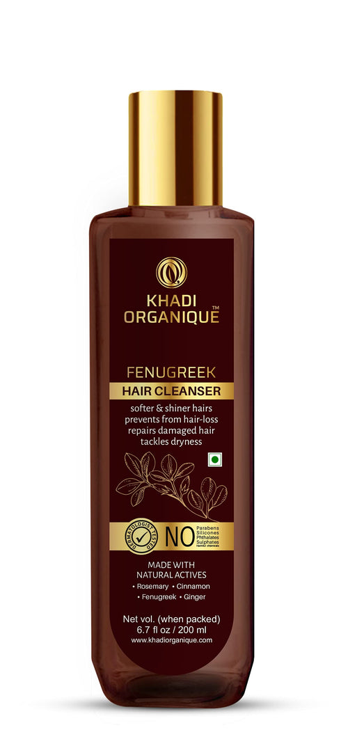 Dista Khadi Organique Fenugreek Hair Shampoo with Botanical Extracts