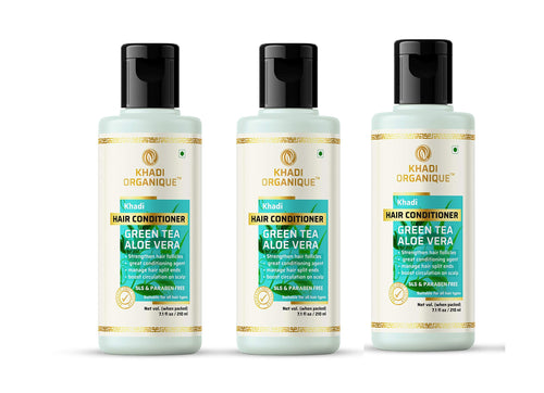 Dista Khadi Organique Green Tea & Aloe Vera Hair Conditioner