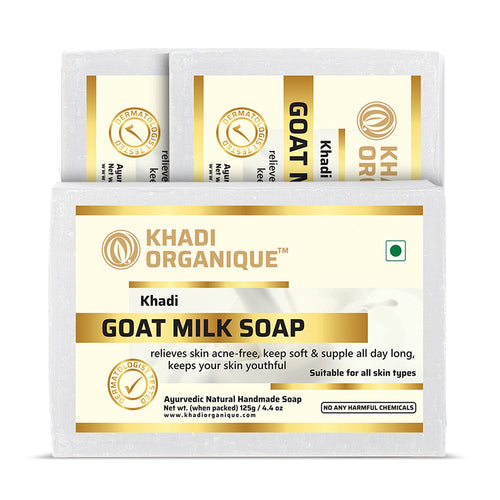 Dista Khadi Organique Handmade Natural Goat Milk Soap Bar