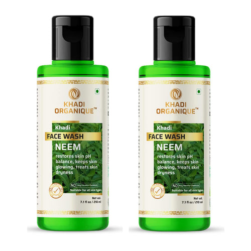 Dista Khadi Organique Herbal Purifying Neem Face Wash for Acne