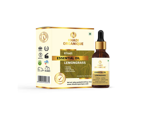 Dista Khadi Organique Lemongrass Essential Oil