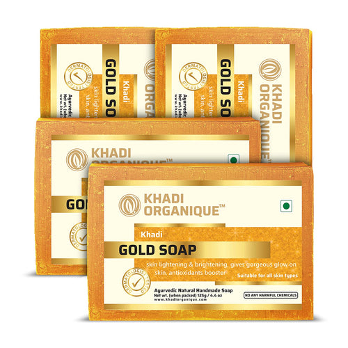 Dista Khadi Organique Natural Herbal Gold Soap