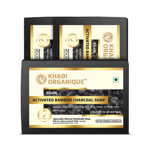Dista Khadi Organique Natural Herbal Handmade Charcoal Soap