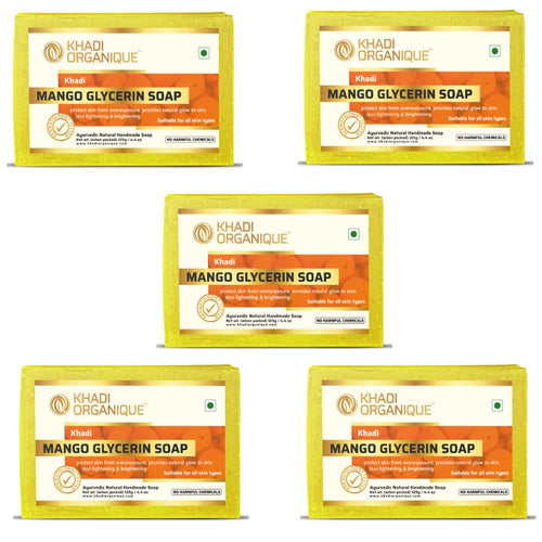 Dista Khadi Organique Natural Herbal Mango Glycerine Soap