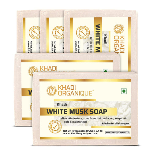 Dista Khadi Organique Natural Herbal White Musk Soap