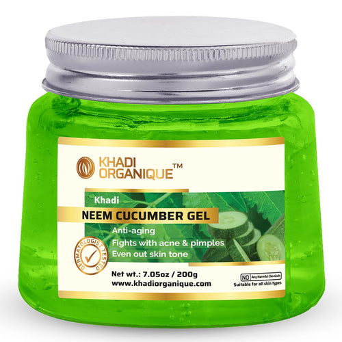 Dista Khadi Organique Neem & Cucumber Gel with Aloe Vera