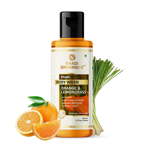 Dista Khadi Organique Orange & Lemongrass Body Wash