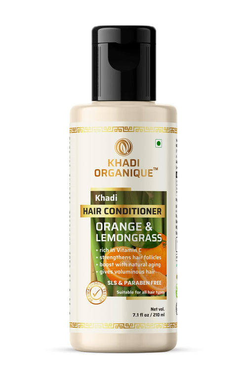 Dista Khadi Organique Orange Lemongrass Hair Conditioner