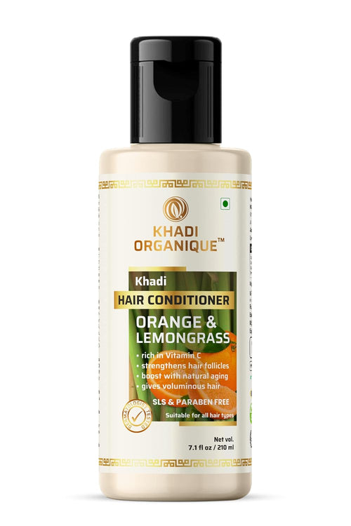 Dista Khadi Organique Orange Lemongrass Hair Conditioner