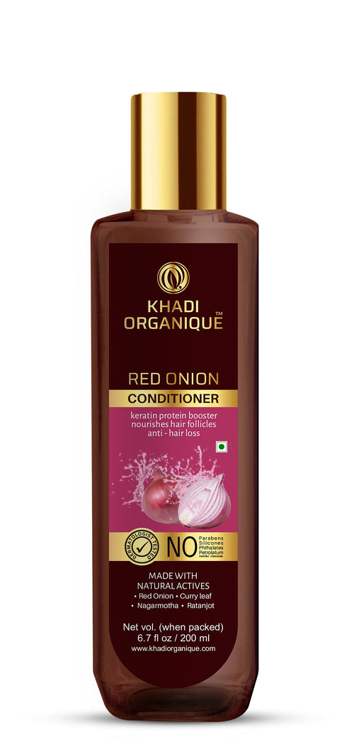 Dista Khadi Organique Red Onion Conditioner with Keratin Protein Booster