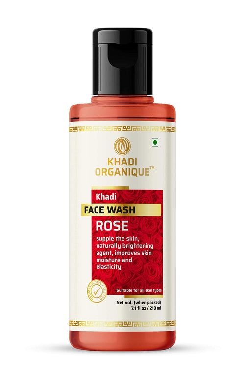 Dista Khadi Organique Rose Face Wash with Rose Petals