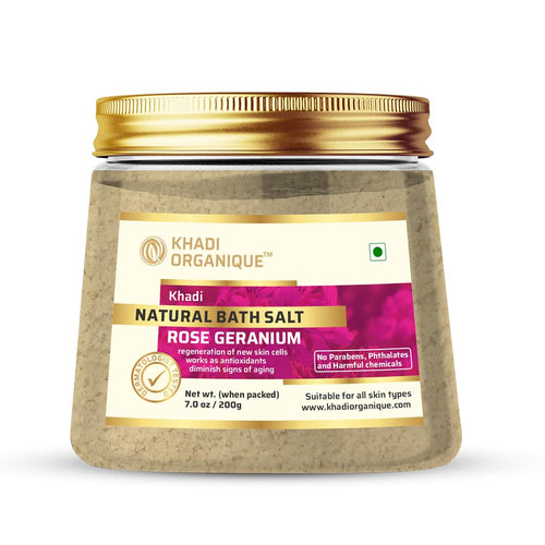 Dista Khadi Organique Rose Geranium Bath Salt