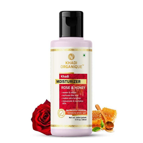 Dista Khadi Organique Rose & Honey Moisturizer for All Skin Types