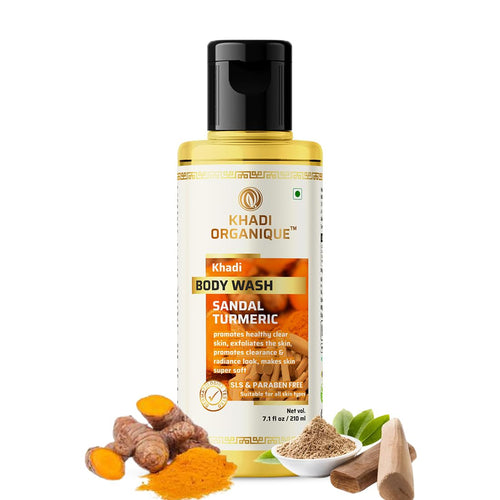 Dista Khadi Organique Sandal Turmeric Body Wash