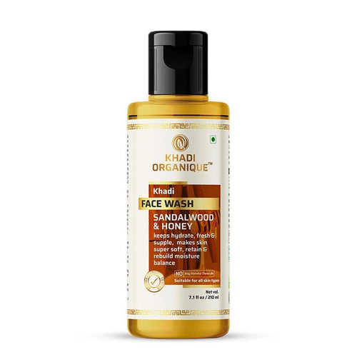 Dista Khadi Organique Sandalwood & Honey Face Wash