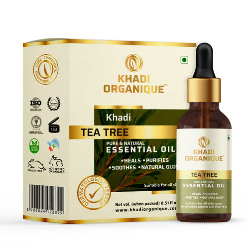 Dista Khadi Organique Tea Tree Essential Oil for Hair & Skin