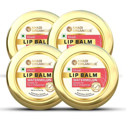 Dista Khadi Organique Watermelon Lip Balm with Natural Essential Oils