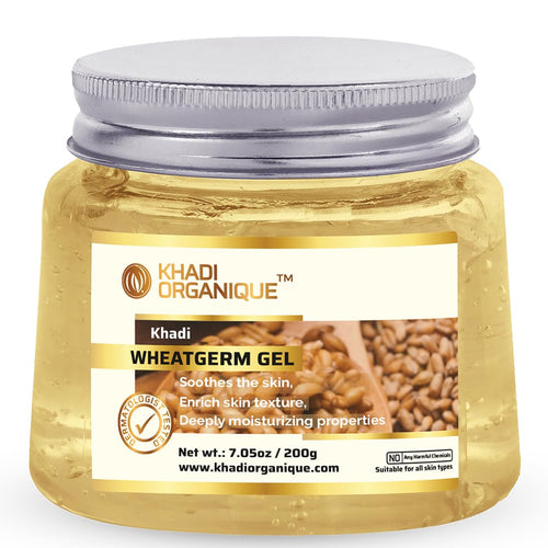 Dista Khadi Organique Wheatgerm Gel with Aloe Vera, Green Tea & Licorice