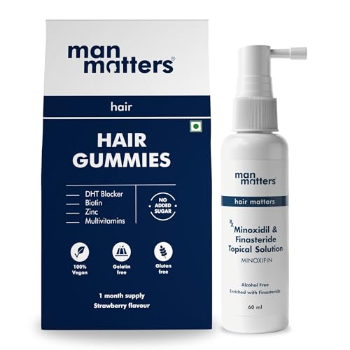 Dista Man Matters Stage 3 Hair Fall Kit 60ml with 30N Gummies