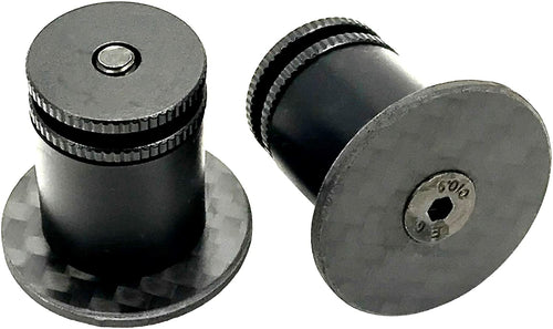 Domain Cycling Carbon Fiber Bike Handlebar Bar End Plugs, Expanding