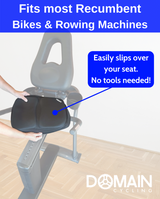 Domain Cycling Extra Large Gel Seat Cushion | Recumbent Exercise Bikes & Rowing Machines, view 3