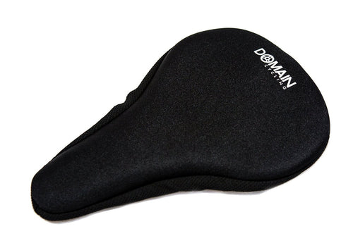 Domain Cycling Gel Bike Seat Cushion 10.5"x7" | Adult Bicycles, Peloton, & Indoor Cycling Class Bikes