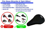 Domain Cycling Gel Bike Seat Cushion 10.5"x7" | Adult Bicycles, Peloton, & Indoor Cycling Class Bikes, view 3