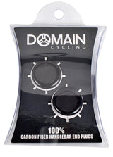 Domain Cycling End Plugs, Real Carbon Fiber (2pcs), view 6