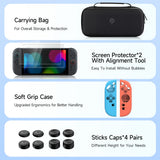 EasySMX® 4-in-1 Bundle: Carrying Bag, Screen Protector, Sticks Caps, Joy-Con Cover for Switch 2, view 2